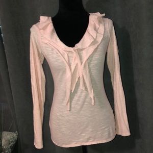 Port and company pink blouse